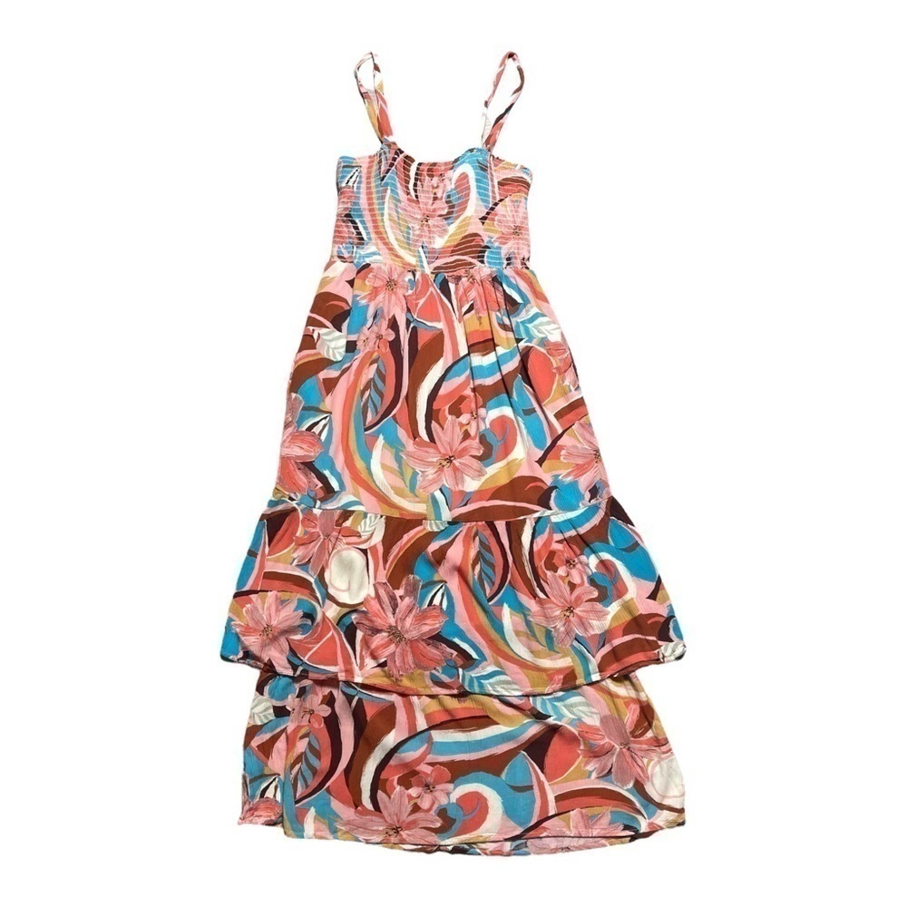 Gibson Laguna Smocked Long Sundress M - Picture 2 of 10